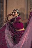 Maroon Lehenga Choli with Dupatta -  Georgette Embroidery Work